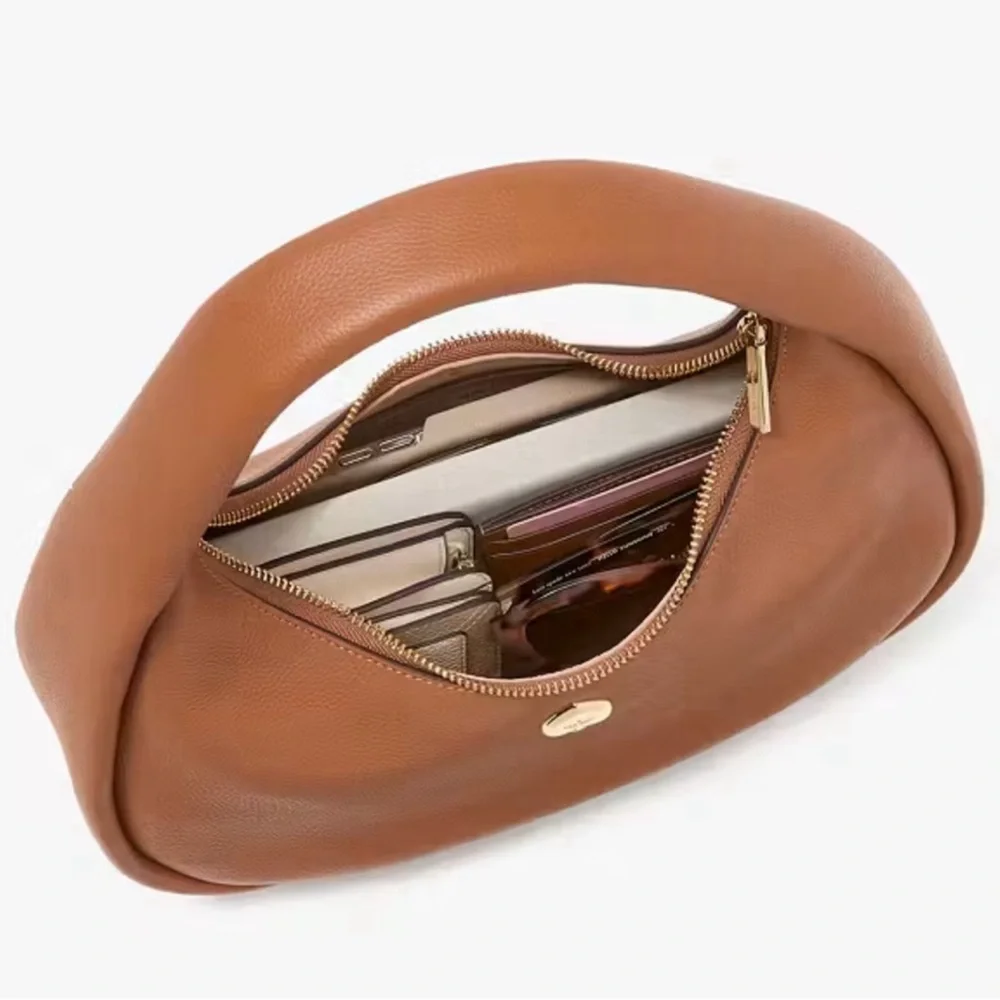 Huge Price Drop! Kate Spade Kayla Crescent Shoulder Bag Warm Gingerbread NWT - Picture 11 of 13